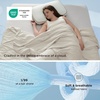 image:imageBedsure Cooling Blankets for Hot Sleepers  Cooling Comforter Lightweight Cold Summer Blanket for Night Sweats Ice Breathable Comforter for Couch Grey 50x60 InchesLinen