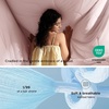 image:imageBedsure Cooling Blankets for Hot Sleepers  Cooling Comforter Lightweight Cold Summer Blanket for Night Sweats Ice Breathable Comforter for Couch Grey 50x60 InchesPink
