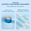 image:imageBedsure Cooling Blankets for Hot Sleepers  Cooling Comforter Lightweight Cold Summer Blanket for Night Sweats Ice Breathable Comforter for Couch Grey 50x60 InchesBlue