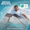 image:imageBedsure Cooling Blankets for Hot Sleepers Grey 90x90 amp Cooling Waffle Blanket Dark Grey 104x90