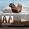 image:imageBedsure Cooling Comforter Bundle Cooling Pillow Cases for Hot Sleepers with DualSided Cool Tech 2 Pack HA amp Ceramides Infused Silky Cooling Pillowcases Soft for Skin amp Hair Grey Twin amp Standard