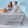 image:imageBedsure Cooling Comforter Bundle Cooling Pillow Cases for Hot Sleepers with DualSided Cool Tech 2 Pack HA amp Ceramides Infused Silky Cooling Pillowcases Soft for Skin amp Hair Grey Queen Size