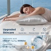 image:imageBedsure Cooling Comforter Bundle Cooling Pillow Cases for Hot Sleepers with DualSided Cool Tech 2 Pack HA amp Ceramides Infused Silky Cooling Pillowcases Soft for Skin amp Hair Grey Twin amp Standard