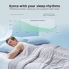 image:imageBedsure Cooling Comforter Bundle Cooling Pillow Cases for Hot Sleepers with DualSided Cool Tech 2 Pack HA amp Ceramides Infused Silky Cooling Pillowcases Soft for Skin amp Hair Grey Queen Size