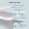 image:imageBedsure Cooling Comforter Bundle Cooling Pillow Cases for Hot Sleepers with DualSided Cool Tech 2 Pack HA amp Ceramides Infused Silky Cooling Pillowcases Soft for Skin amp Hair Grey Twin amp Standard
