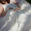 image:imageBedsure Cooling Cotton Waffle Blanket Ivory and Cooling Blankets for Hot Sleepers Grey Queen Size