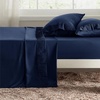 image:imageBedsure Cooling Pillow Cases King Bundle California King Size Sheets Set Navy