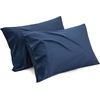 image:imageBedsure Cooling Pillow Cases King Bundle California King Size Sheets Set Navy