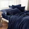image:imageBedsure Cooling Pillow Cases King Bundle California King Size Sheets Set Navy