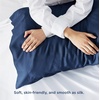 image:imageBedsure Cooling Pillow Cases King Bundle California King Size Sheets Set Navy