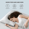 image:imageBedsure Cooling Pillow Cases Queen Size Set of 2 Grey  Cooling Sheets Queen Size Grey Bundle