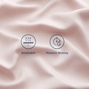 image:imageBedsure Cooling Sheets Set Bundle Cooling Pillow Case Rayon Made from Bamboo Queen Sheet Set Hotel Luxury Silky Soft Breathable Bedding Sheets amp Pillowcases