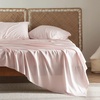 image:imageBedsure Cooling Sheets Set Bundle Cooling Pillow Case Rayon Made from Bamboo Queen Sheet Set Hotel Luxury Silky Soft Breathable Bedding Sheets amp Pillowcases