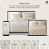 image:imageBedsure GOTS Organic Cotton Queen Duvet Cover Set Pure White 90 x 90  for Sensitive Skin8 Interior Ties Keep Insert Secure Hidden Zipper Breathable Comfort in Ivory with 2 Pillow ShamsIvory No Comforter