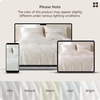 image:imageBedsure GOTS Organic Cotton Queen Duvet Cover Set Pure White 90 x 90  for Sensitive Skin8 Interior Ties Keep Insert Secure Hidden Zipper Breathable Comfort in Ivory with 2 Pillow ShamsPure White No Comforter