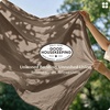 image:imageBedsure PureWoven 100 Washed Cotton Duvet Cover Set Queen Size 3PC  Linen Like Texture Percale Breathable Bedding Set for All Seasons Zipper Closure 8 Corner Ties Charcoal 90 X 9028  Light Brown No Comforter