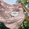 image:imageBedsure PureWoven 100 Washed Cotton Duvet Cover Set Queen Size 3PC  Linen Like Texture Percale Breathable Bedding Set for All Seasons Zipper Closure 8 Corner Ties Charcoal 90 X 9015  Petal Pink No Comforter