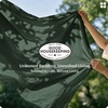 image:imageBedsure PureWoven 100 Washed Cotton Duvet Cover Set Queen Size 3PC  Linen Like Texture Percale Breathable Bedding Set for All Seasons Zipper Closure 8 Corner Ties Charcoal 90 X 9010  Forest Green No Comforter