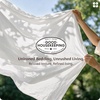 image:imageBedsure PureWoven 100 Washed Cotton Duvet Cover Set Queen Size 3PC  Linen Like Texture Percale Breathable Bedding Set for All Seasons Zipper Closure 8 Corner Ties Charcoal 90 X 9001  Natural White No Comforter