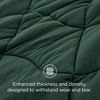 image:imageBedsure Twin XL Comforter  Twin XL Duvet Insert for All Season UltraSoft Quilted Down Alternative Comforter Blanket for Bed with 4 Tabs Machine Washabl Beige 68x92 inOlive Green