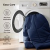 image:imageBedsure Twin XL Comforter  Twin XL Duvet Insert for All Season UltraSoft Quilted Down Alternative Comforter Blanket for Bed with 4 Tabs Machine Washabl Beige 68x92 inNavy