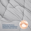 image:imageBedsure Twin XL Comforter  Twin XL Duvet Insert for All Season UltraSoft Quilted Down Alternative Comforter Blanket for Bed with 4 Tabs Machine Washabl Beige 68x92 inLight Grey