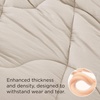 image:imageBedsure Twin XL Comforter  Twin XL Duvet Insert for All Season UltraSoft Quilted Down Alternative Comforter Blanket for Bed with 4 Tabs Machine Washabl Beige 68x92 inLinen