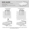 image:imageBedsure Twin XL Comforter  Twin XL Duvet Insert for All Season UltraSoft Quilted Down Alternative Comforter Blanket for Bed with 4 Tabs Machine Washabl Beige 68x92 inLinen