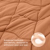 image:imageBedsure Twin XL Comforter  Twin XL Duvet Insert for All Season UltraSoft Quilted Down Alternative Comforter Blanket for Bed with 4 Tabs Machine Washabl Beige 68x92 inBurnt Orange
