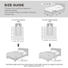 image:imageBedsure Twin XL Comforter  Twin XL Duvet Insert for All Season UltraSoft Quilted Down Alternative Comforter Blanket for Bed with 4 Tabs Machine Washabl Beige 68x92 inNavy