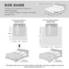 image:imageBedsure Twin XL Comforter  Twin XL Duvet Insert for All Season UltraSoft Quilted Down Alternative Comforter Blanket for Bed with 4 Tabs Machine Washabl Beige 68x92 inDark Green