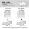 image:imageBedsure Twin XL Comforter  Twin XL Duvet Insert for All Season UltraSoft Quilted Down Alternative Comforter Blanket for Bed with 4 Tabs Machine Washabl Beige 68x92 inLight Grey