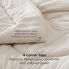 image:imageBedsure Twin XL Comforter  Twin XL Duvet Insert for All Season UltraSoft Quilted Down Alternative Comforter Blanket for Bed with 4 Tabs Machine Washabl Beige 68x92 inCream