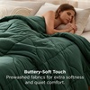 image:imageBedsure Twin XL Comforter  Twin XL Duvet Insert for All Season UltraSoft Quilted Down Alternative Comforter Blanket for Bed with 4 Tabs Machine Washabl Beige 68x92 inOlive Green