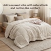 image:imageBedsure Twin XL Comforter  Twin XL Duvet Insert for All Season UltraSoft Quilted Down Alternative Comforter Blanket for Bed with 4 Tabs Machine Washabl Beige 68x92 inCream