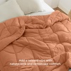 image:imageBedsure Twin XL Comforter  Twin XL Duvet Insert for All Season UltraSoft Quilted Down Alternative Comforter Blanket for Bed with 4 Tabs Machine Washabl Beige 68x92 inBurnt Orange