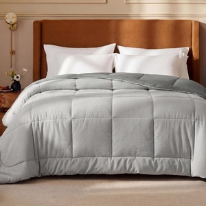 image:imageBedsure Comforters Twin XL Size Duvet Insert Quilted Down Alternative Comforter Ultra Soft Lightweight Comforter Blanket for Bed with 8 Tabs Machine Washable 68 x 92 in Light GreyGreyLight GreyGrey