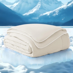 image:imageBedsure Cooling Blankets for Hot Sleepers  Cooling Comforter Lightweight Cold Summer Blanket for Night Sweats Ice Breathable Comforter for Couch Grey 50x60 InchesLinen