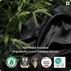 image:imageBedsure PureWoven Organically Grown Bamboo Viscose King Size Sheets Set  Cooling Bed Sheets for Hot Sleepers 18 Deep Pocket with Corner Straps Luxury Silky Soft Breathable OekoTex Navy09  Charcoal