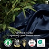 image:imageBedsure PureWoven Organically Grown Bamboo Viscose King Size Sheets Set  Cooling Bed Sheets for Hot Sleepers 18 Deep Pocket with Corner Straps Luxury Silky Soft Breathable OekoTex Navy11  Navy