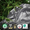 image:imageBedsure PureWoven Organically Grown Bamboo Viscose King Size Sheets Set  Cooling Bed Sheets for Hot Sleepers 18 Deep Pocket with Corner Straps Luxury Silky Soft Breathable OekoTex Navy06  Grey