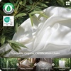 image:imageBedsure PureWoven Organically Grown Bamboo Viscose King Size Sheets Set  Cooling Bed Sheets for Hot Sleepers 18 Deep Pocket with Corner Straps Luxury Silky Soft Breathable OekoTex Navy01  White