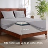 image:imageBedsure Queen Mattress Pad Bundle Deep Pocket Queen Sheets Set