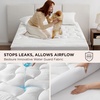 image:imageBedsure Satin Sheets Grey Full Bundle Mattress Protector Waterproof