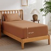 image:imageBedsure Deep Pocket Queen Sheet Set  Fits Mattresses Up to 21 Inches Thick  4 Piece GentleSoft Bed Sheets Moisture Wicking Soft amp Cooling Bedsheet amp Pillowcases Easy amp Secure Fit RedOrange