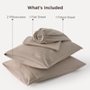 image:imageBedsure Deep Pocket Queen Sheet Set  Fits Mattresses Up to 21 Inches Thick  4 Piece GentleSoft Bed Sheets Moisture Wicking Soft amp Cooling Bedsheet amp Pillowcases Easy amp Secure Fit Red16  Brown