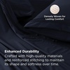 image:imageBedsure Deep Pocket Queen Sheet Set  Fits Mattresses Up to 21 Inches Thick  4 Piece GentleSoft Bed Sheets Moisture Wicking Soft amp Cooling Bedsheet amp Pillowcases Easy amp Secure Fit Red09  Navy