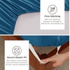 image:imageBedsure Deep Pocket Queen Sheet Set  Fits Mattresses Up to 21 Inches Thick  4 Piece GentleSoft Bed Sheets Moisture Wicking Soft amp Cooling Bedsheet amp Pillowcases Easy amp Secure Fit RedTeal Blue