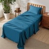 image:imageBedsure Deep Pocket Queen Sheet Set  Fits Mattresses Up to 21 Inches Thick  4 Piece GentleSoft Bed Sheets Moisture Wicking Soft amp Cooling Bedsheet amp Pillowcases Easy amp Secure Fit RedTeal Blue