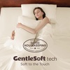 image:imageBedsure Deep Pocket Queen Sheet Set  Fits Mattresses Up to 21 Inches Thick  4 Piece GentleSoft Bed Sheets Moisture Wicking Soft amp Cooling Bedsheet amp Pillowcases Easy amp Secure Fit Red14  Cream